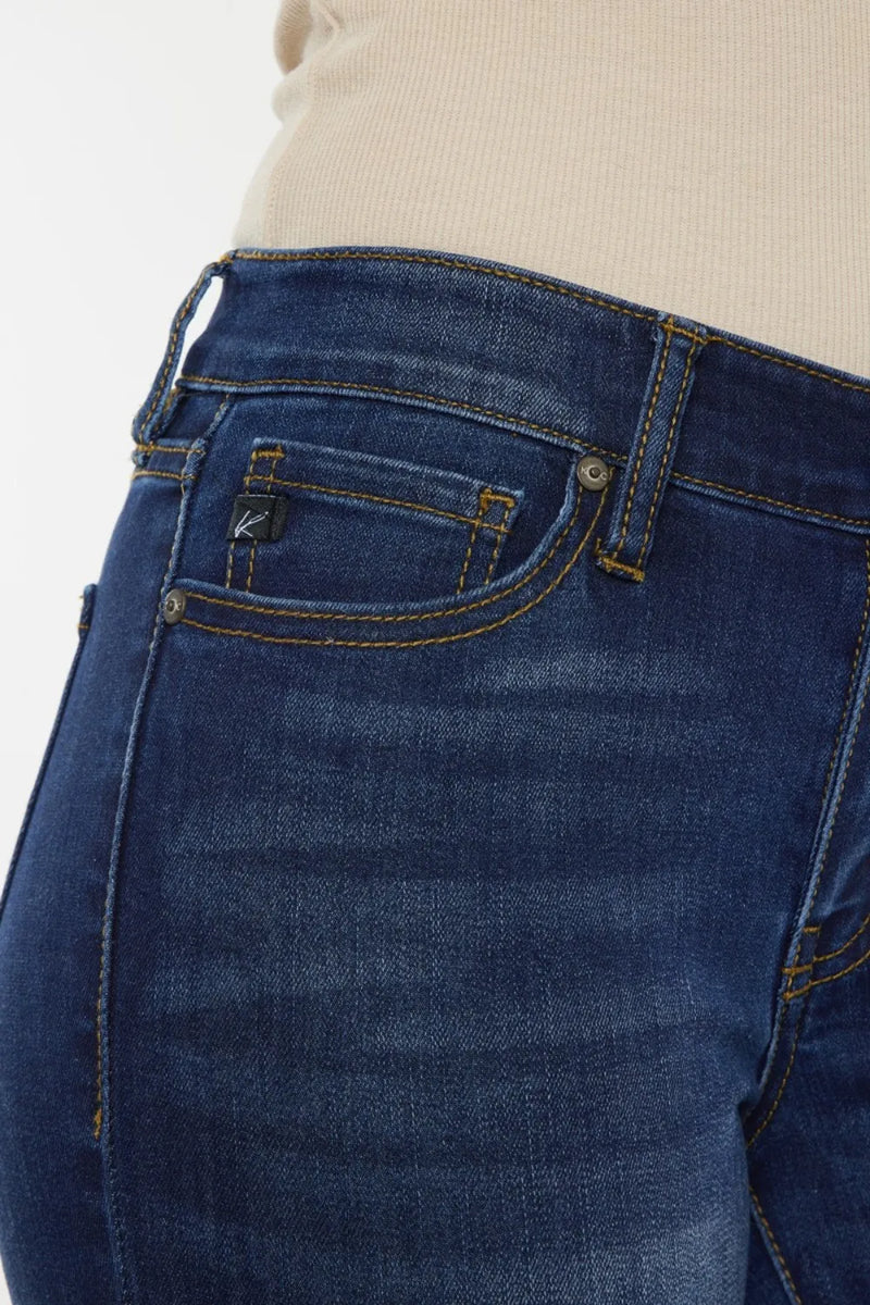 Kancan Mid Rise Gradient Skinny Jeans - Brittney MADE