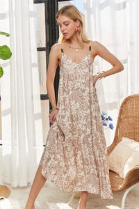 ADORA Dress with Bead Detail On Shoulder - Brittney MADE
