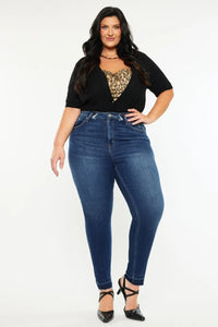 Kancan Full Size High Rise Ankle Skinny Jeans - Brittney MADE