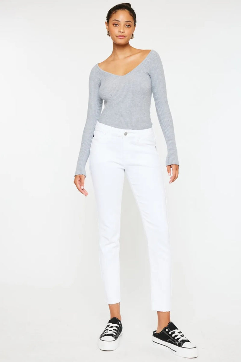 Kancan Mid Rise Ankle Skinny Jeans - Brittney MADE