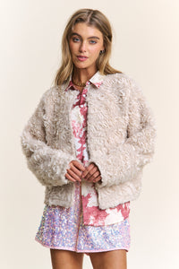 J.NNA Mixed Fabric Chic Jacket - Brittney MADE