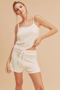 Aemi + Co Square Neck Cropped Cami - Brittney MADE