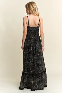 ADORA Floral Adjustable Strap Maxi Cami Dress - Brittney MADE
