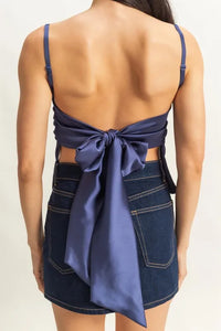 HYFVE Satin Back Tie Detail Cami - Brittney MADE