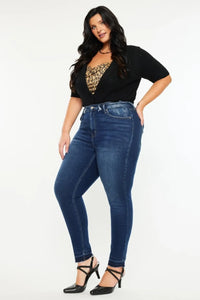 Kancan Full Size High Rise Ankle Skinny Jeans - Brittney MADE