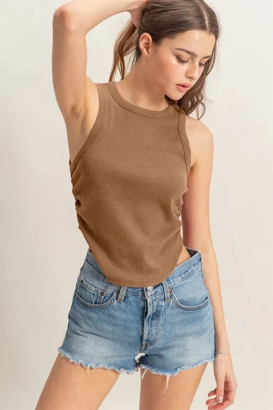 HYFVE Mineral Wash Rib Knit Tank - Brittney MADE