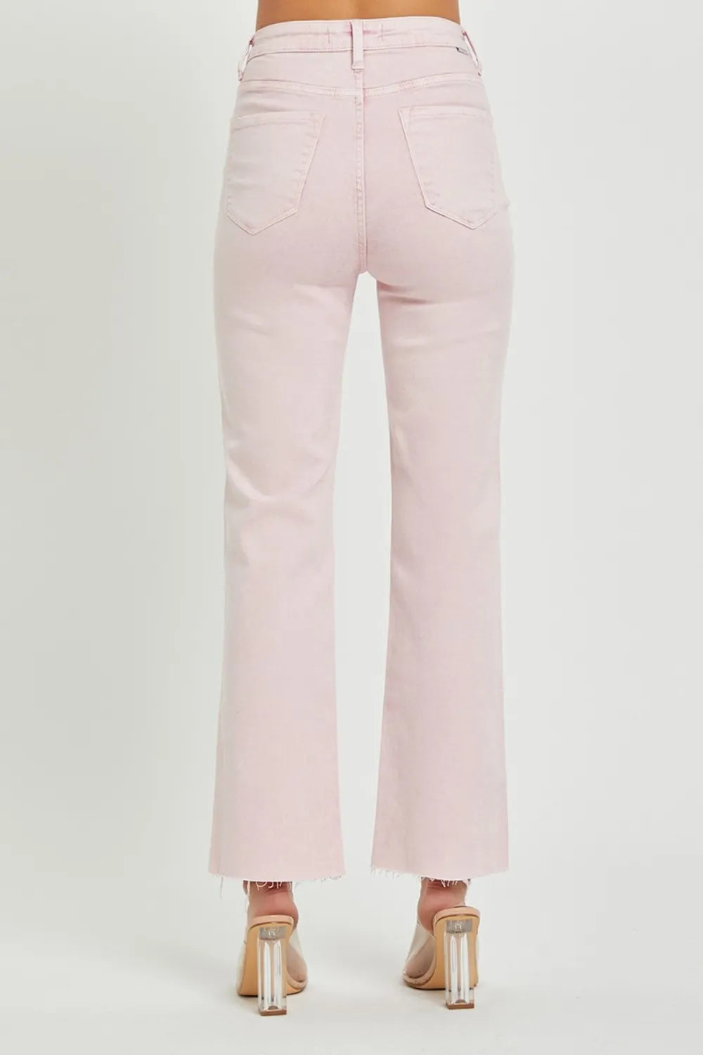 RISEN Full Size High Rise Tummy Control Straight Jeans - Brittney MADE