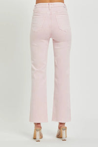 RISEN Full Size High Rise Tummy Control Straight Jeans - Brittney MADE
