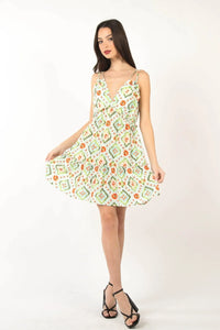 VERY J Floral Back Smocked Ruffled Mini Dress - Brittney MADE