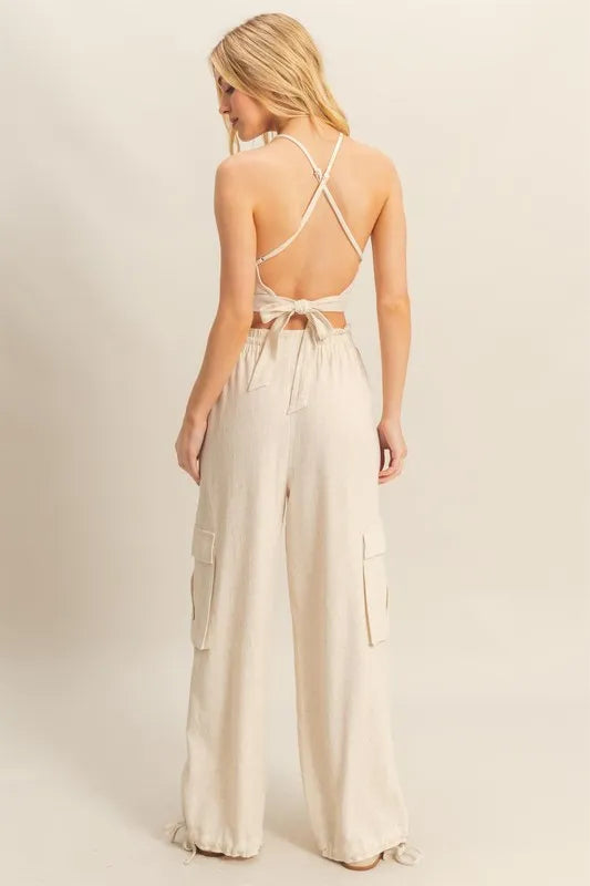 HYFVE Crop Top and Cargo Pants Set - Brittney MADE