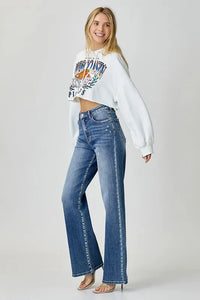 RISEN High Waist Jeans with Pockets - Brittney MADE