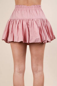 VERY J Bubble Mini Skirt with Inner Shorts - Brittney MADE