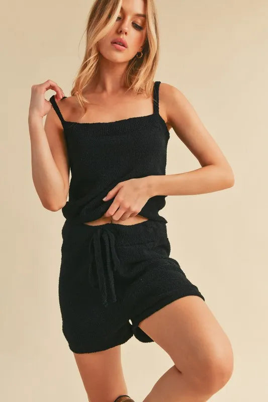 Aemi + Co Square Neck Cropped Cami - Brittney MADE