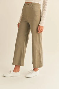 MABLE High Rise Pants with Pockets - Brittney MADE