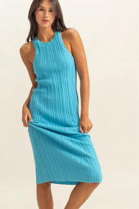 HYFVE Round Neck Bodycon Ribbed Knit Dress - Brittney MADE