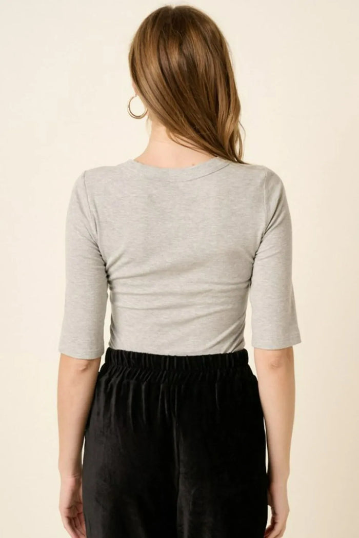 Mittoshop Round Neck Half Sleeve T-Shirt - Brittney MADE