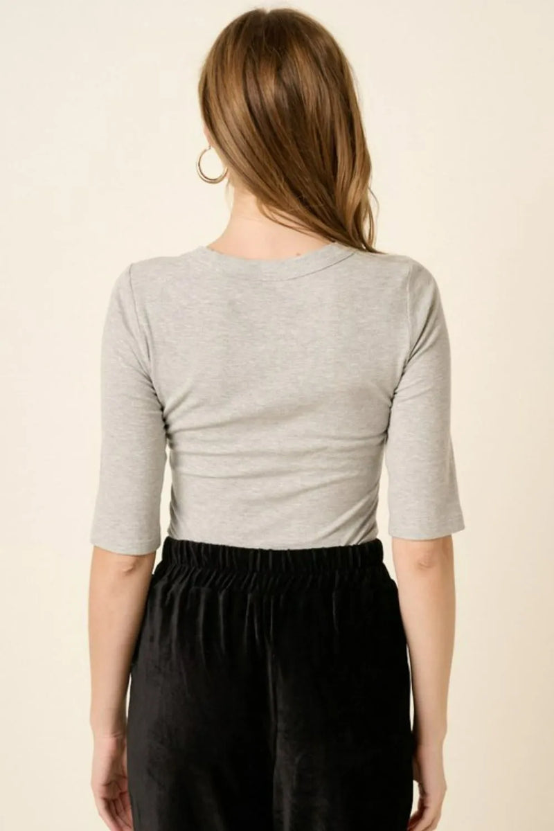 Mittoshop Round Neck Half Sleeve T-Shirt - Brittney MADE