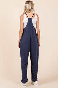 Mittoshop Patch Pocket Wide Leg Sleeveless Jumpsuit - Brittney MADE