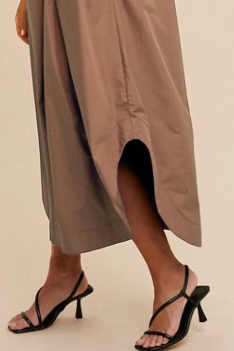 Annie Wear Smocked Puff Sleeve Midi Dress - Brittney MADE
