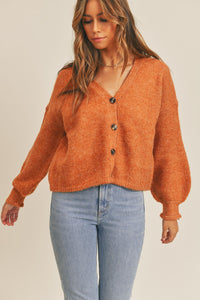 MABLE Long Sleeve Button Down Sweater Cardigan - Brittney MADE
