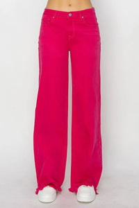 RISEN High Rise Wide Leg Jeans - Brittney MADE