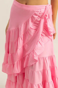 HYFVE Ruffled Tiered High Waist Skirt - Brittney MADE