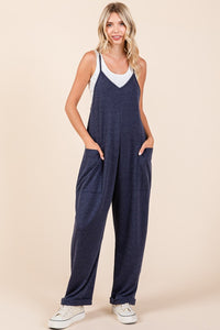 Mittoshop Patch Pocket Wide Leg Sleeveless Jumpsuit - Brittney MADE