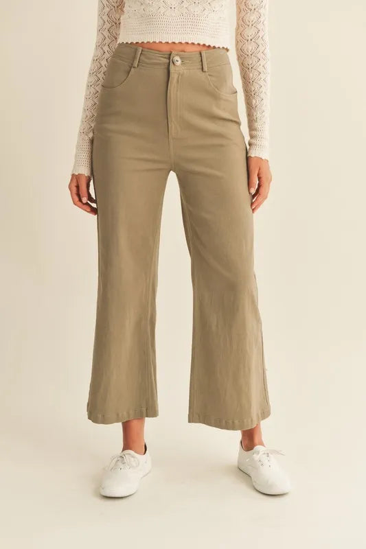 MABLE High Rise Pants with Pockets - Brittney MADE