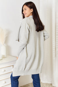 Angel Wings Open Front Duster Cardigan with Pockets - Brittney MADE