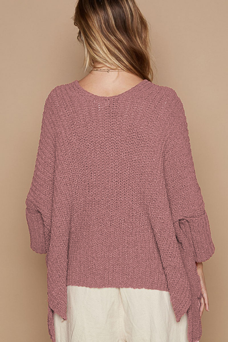 POL Open Front Sweater Cardigan with Pockets - Brittney MADE