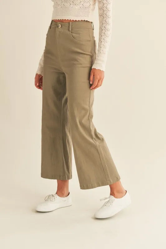 MABLE High Rise Pants with Pockets - Brittney MADE