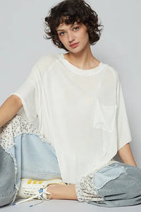 POL Round Neck Half Sleeve T-Shirt - Brittney MADE