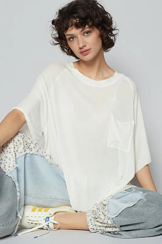 POL Round Neck Half Sleeve T-Shirt - Brittney MADE
