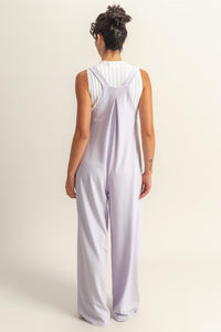 HYFVE Pleated Detail Front Pocket Wide Strap Overalls - Brittney MADE