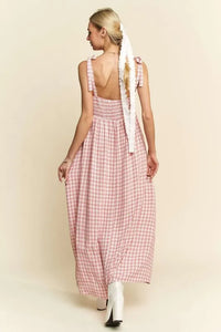 Davi & Dani Smocked Sleeveless Maxi Cami Dress - Brittney MADE