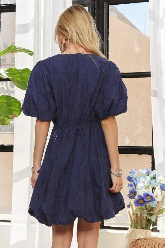ADORA Puff Sleeve Floral Dress - Brittney MADE