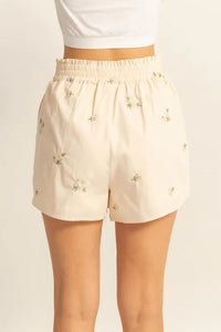 HYFVE Embroidered Long Sleeve Short and Shorts Set - Brittney MADE