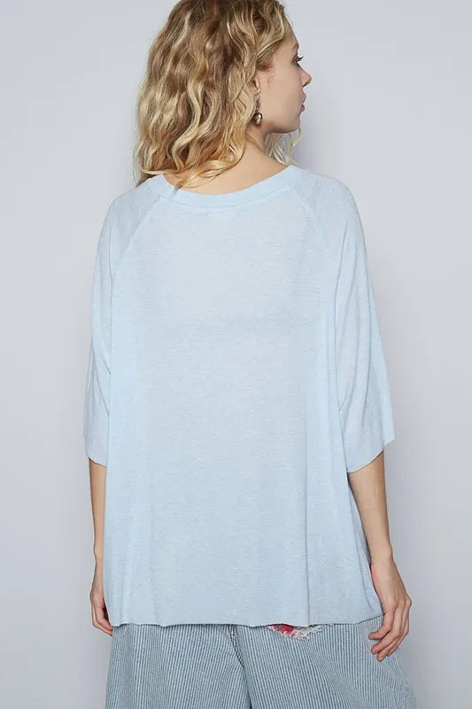POL Round Neck Half Sleeve T-Shirt - Brittney MADE