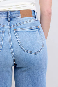 Judy Blue Full Size Wide Leg Jeans with Pockets - Brittney MADE