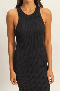 HYFVE Round Neck Bodycon Ribbed Knit Dress - Brittney MADE