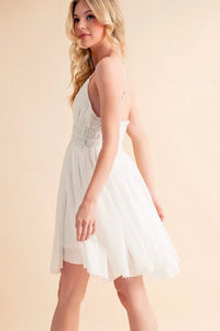 Aemi+Co Lace Detail Mini Cami Dress - Brittney MADE