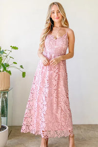 And The Why Lace Maxi Cami Dress - Brittney MADE