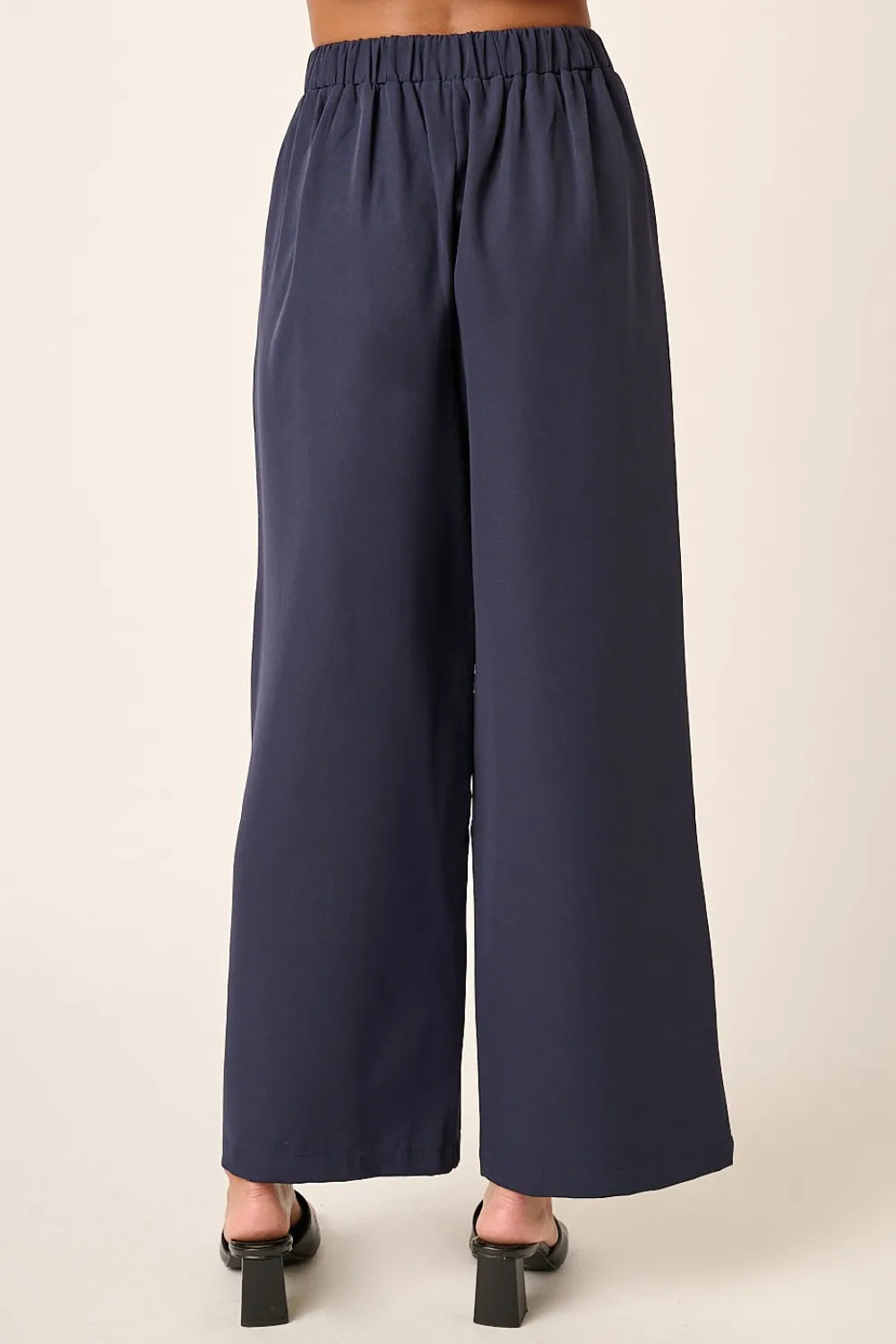 Mittoshop Inverted Pleat Detail Wide Leg Pants - Brittney MADE