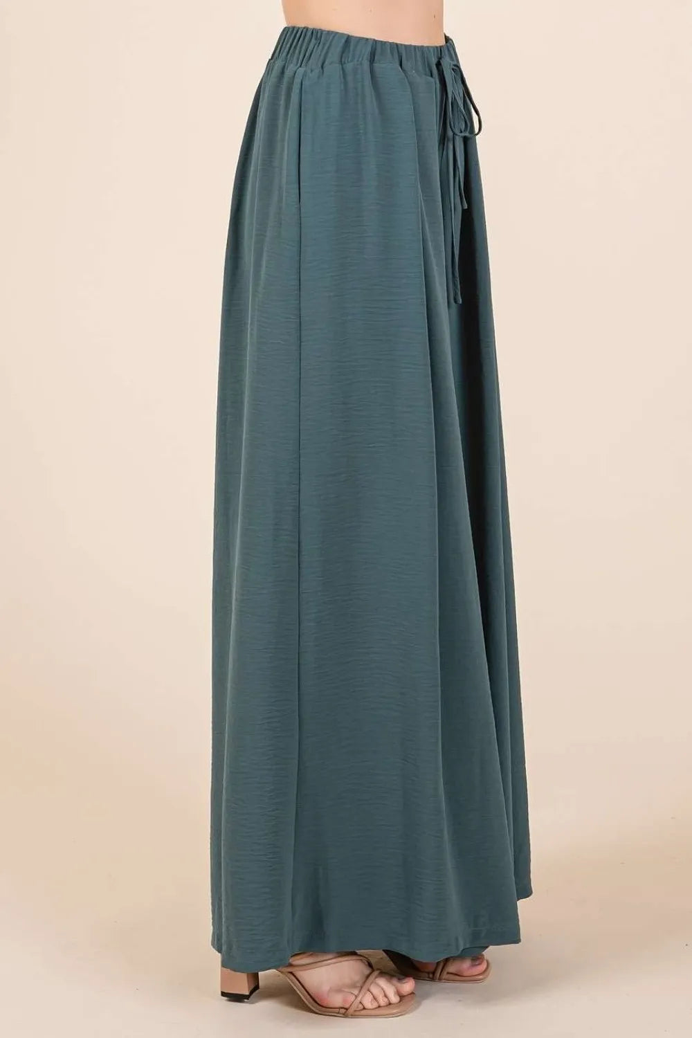 Mittoshop Pleated Wide Leg Pants - Brittney MADE