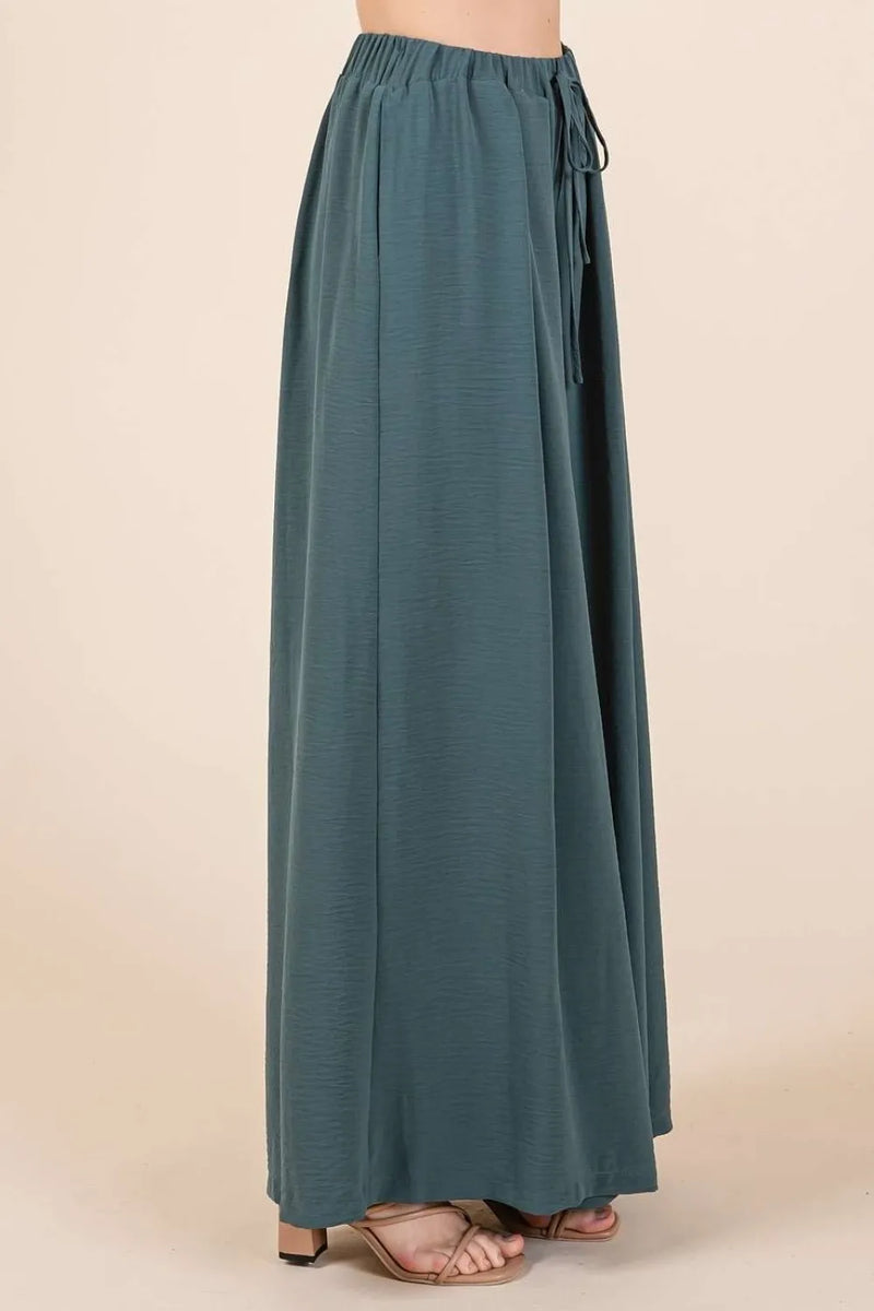 Mittoshop Pleated Wide Leg Pants - Brittney MADE