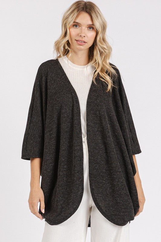 Mittoshop Open Front Batwing Sleeve Cardigan - Brittney MADE