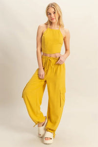 HYFVE Crop Top and Cargo Pants Set - Brittney MADE