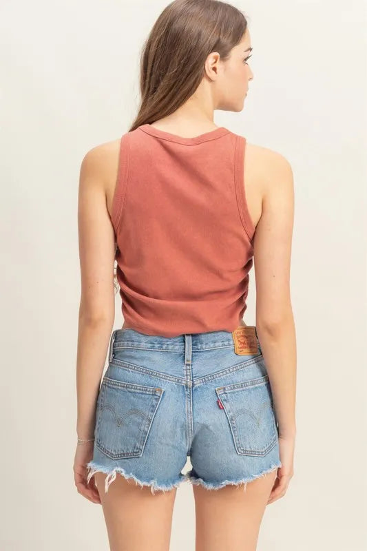 HYFVE Mineral Wash Rib Knit Tank - Brittney MADE