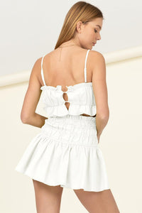 Cami Crop Top and Skort Set - Brittney MADE
