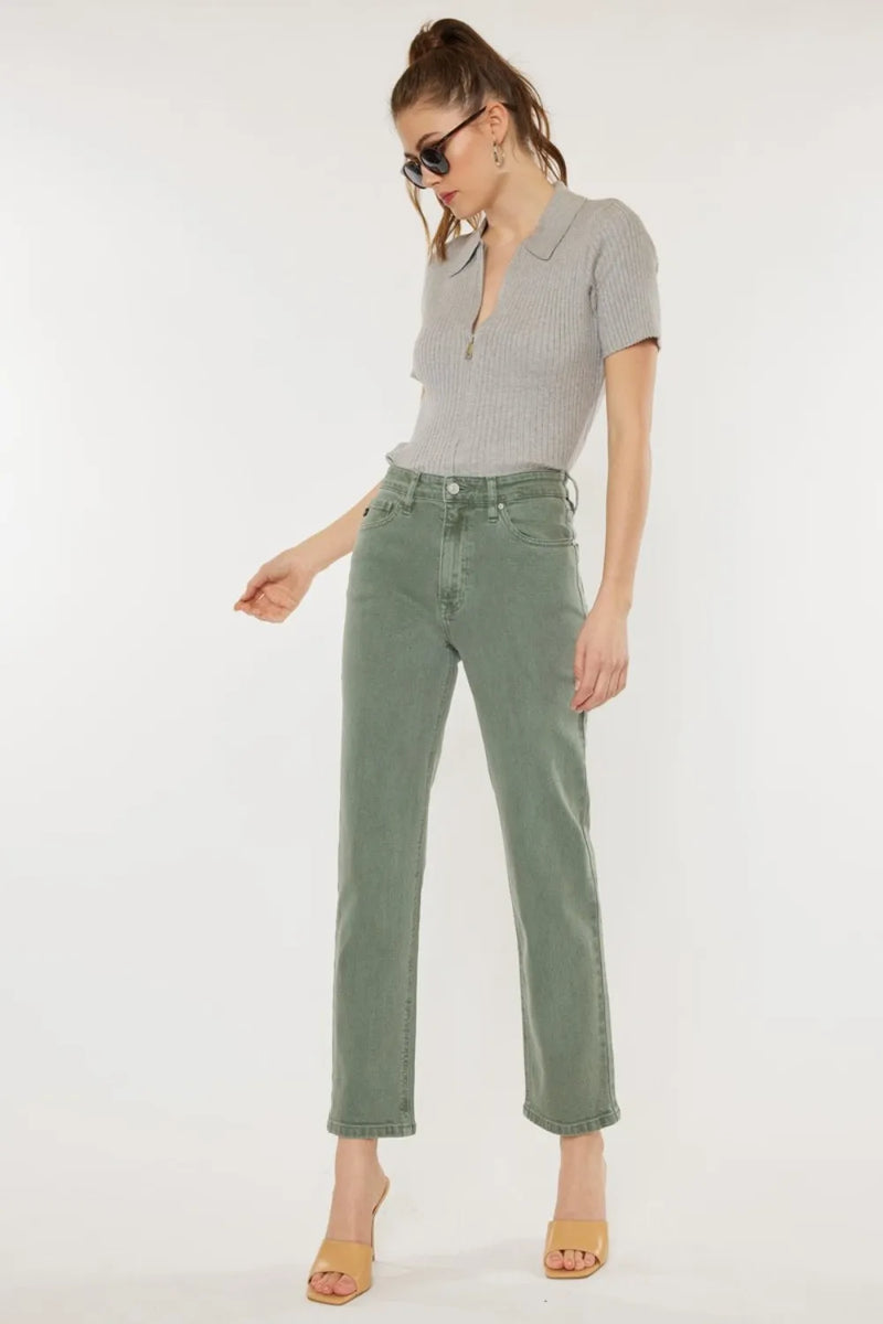 Kancan Ultra High Rise Straight Jeans - Brittney MADE